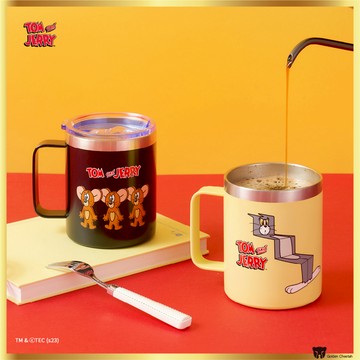 Tom and Jerry SUS304 雙層真空保溫杯 375ml