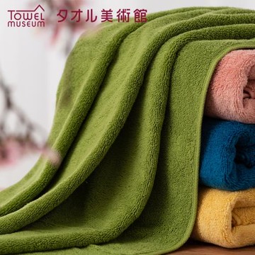 夕才兒美術館一廣毛巾純棉素色大浴巾洗澡家用全棉吸水成人柔軟