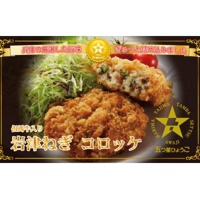 ふるさと納税 朝来市 岩津ねぎコロッケ但馬牛入り(5個入り)