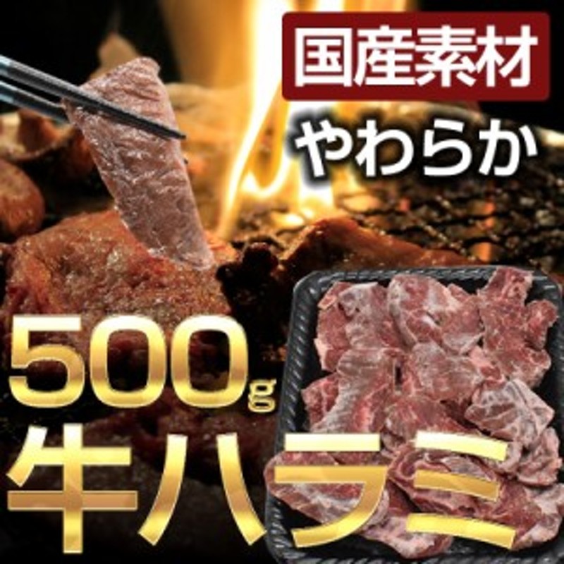 SALE／80%OFF】 味付け 焼肉用 国産牛 ハラミ 醤油あじ 500g 牛肉 ビーフ 焼肉 バーベキュー BBQ  materialworldblog.com