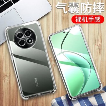 適用REALME 12X手機殼5G版realme真我12x保護套真我RMX3997透明硅膠全包四角氣囊男女個性防摔軟外殼