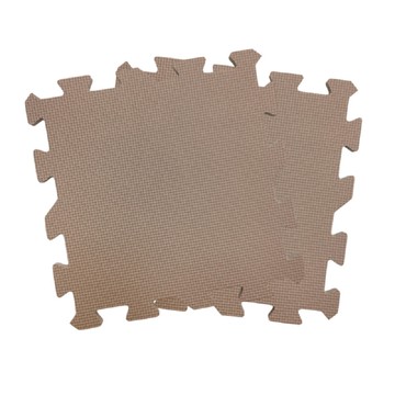 【PMU必美優】莫蘭迪素色巧拼地墊72片組(約2坪) 奶棕色(免費運送至1樓)