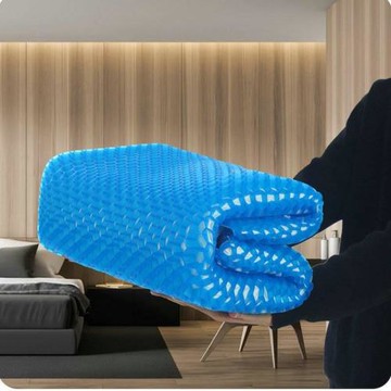 通風透氣床墊冰墊清涼凝膠床墊防褥瘡墊臀部清爽透氣睡墊蜂窩硅膠