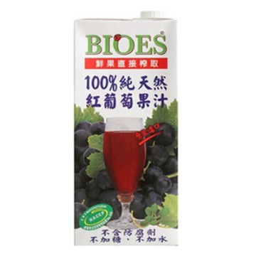 囍瑞100純天然紅葡萄原汁1L(箱購依實際收貨為主，無法保證原封箱出貨)