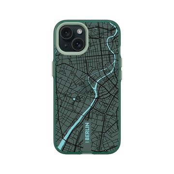 iPhone 15 Clear 憂墨綠 - JOCR - Berlin (Black Logo)