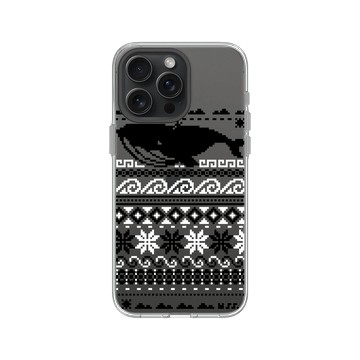 iPhone 15 Pro Max Clear 透明 - 花生騷 WasangShow - 五原素海洋經典圖騰