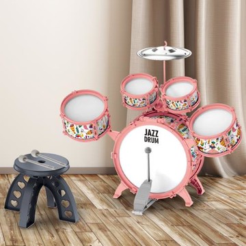 跨境架子鼓兒童初學者玩具男孩樂器3-6歲9敲打鼓音樂家用式爵士鼓