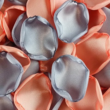 桃花桃紅銀玫瑰花瓣桃紅花瓣和灰色花瓣