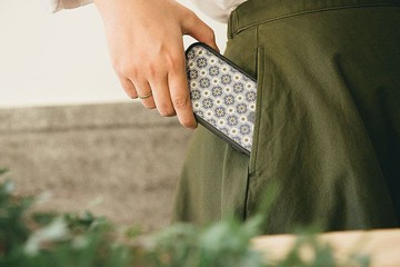 【現貨-NX邊框背蓋兩用殼】印花樂X犀牛盾/老磁磚2號/背蓋藍灰