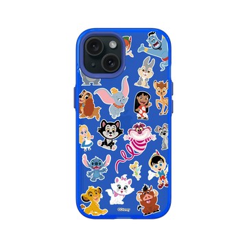 iPhone 15 Clear 激光藍 - 迪士尼-經典系列 Disney Classics - 迪士尼經典電影 - 角色集合