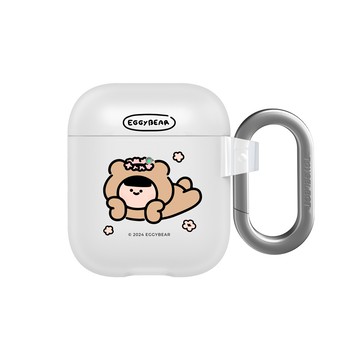 【插畫家聯名】蛋塔熊妹趴著發呆強悍防摔AirPods保護套
