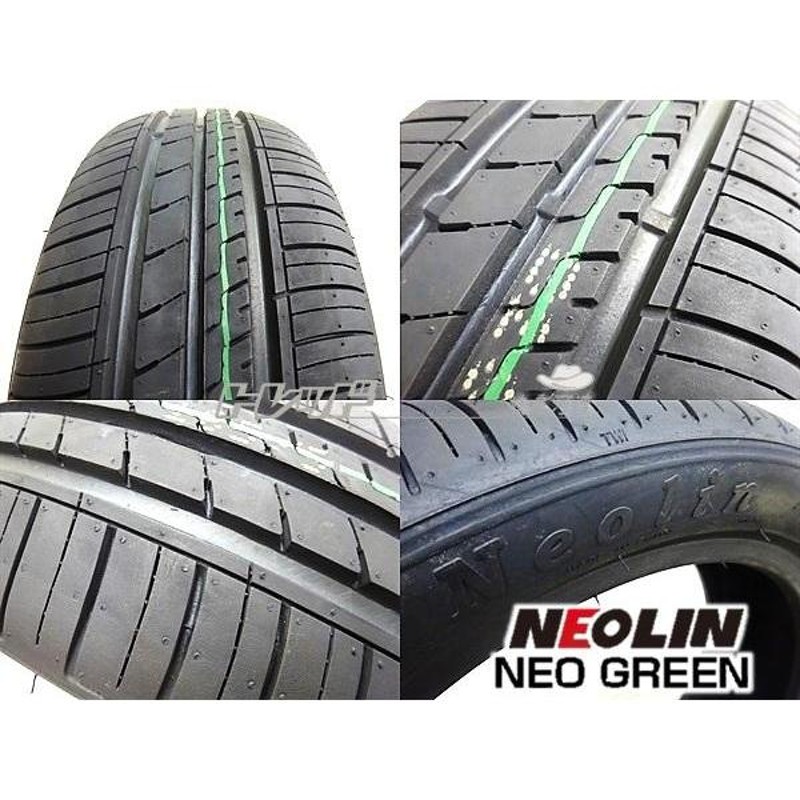 165/50R15 新品 夏タイヤホイール NEOLIN 165/50-15 LCZ012 ブラック