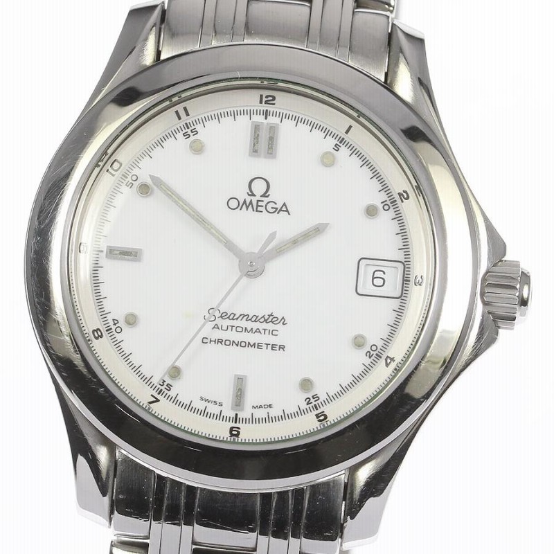 OMEGA】オメガ シーマスター120 デイト 2501.20 自動巻き メンズ_ 