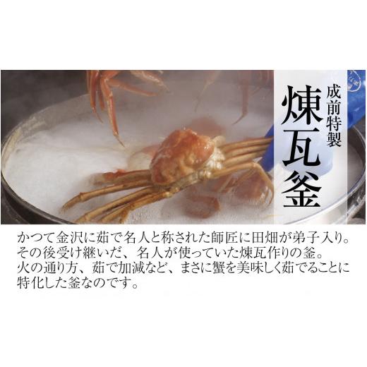 ふるさと納税 福井県 福井市 美味しさ直送！ 越前がに（1.3kg〜1.4kg）×2杯捌…