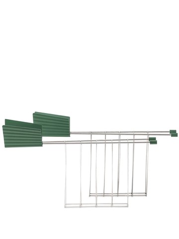 Alessi - Plissé toaster racks (set of two) - unisex - Thermoplastic Resin - One Size - Green