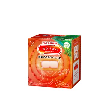 日本花王_新3蒸氣感舒緩眼罩12P森林浴香