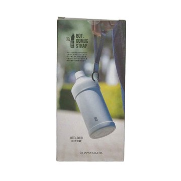 CB JAPAN GOMUG系列 BOTTLE保冷杯  灰白色  日式保特瓶飲料適用  500ml  1個