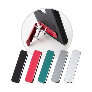 鋁合金摺疊手機架【B318】可調角度 迷你小巧 黏貼式 不留痕 折疊 懶人 隱藏式 手機支架 手機立架 手機座 黏貼手機架 手機架用品