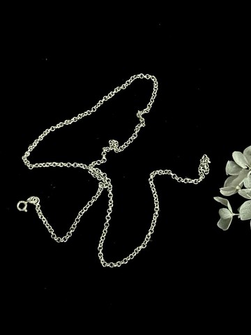 50517- 經典法國古董純銀項鍊