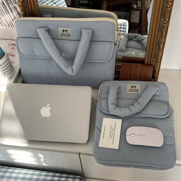 韓國新款te**um防震11/13/15寸ipad內膽包可愛手提筆記本電腦收納