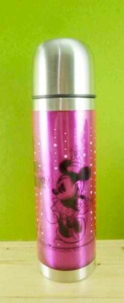 【震撼精品百貨】Micky Mouse_米奇/米妮 ~日本保溫瓶-桃粉#03111