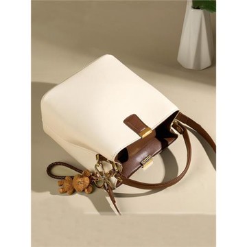 氣質女士包包2025新款單肩斜挎包水桶包上班春夏手提女包今年流行