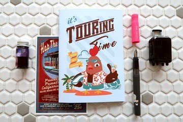 迪夢奇 鋼鋼好系列彩繪款 - 旅遊計畫本/衝浪雞