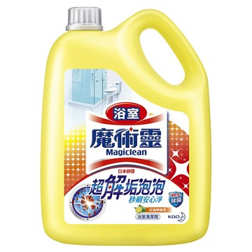 Kao 花王 Magiclean 魔術靈 浴室清潔劑 3.8L 去污秒刷淨 潔淨光亮又安心  1桶
