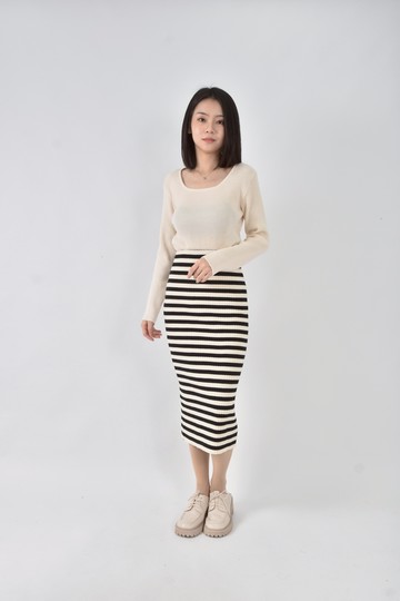 (S) cest moi秋冬白色長裙