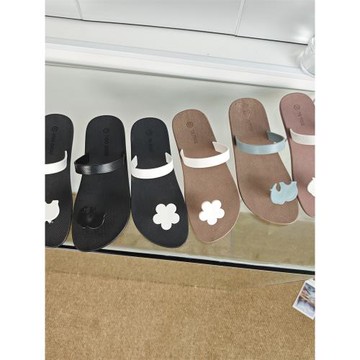 泰國進口DIY人字拖女外穿愛心時尚沙灘防滑平底網紅ins夾腳涼拖鞋