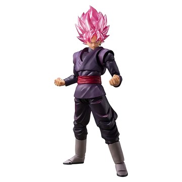 BANDAI S.H.Figuarts 七龍珠超級賽亞人 黑悟空 Goku Black桃紅  1個