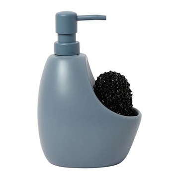 《Umbra》Joey刷具+石陶洗手乳罐-煙灰藍590ml-- 按壓瓶 沐浴乳罐