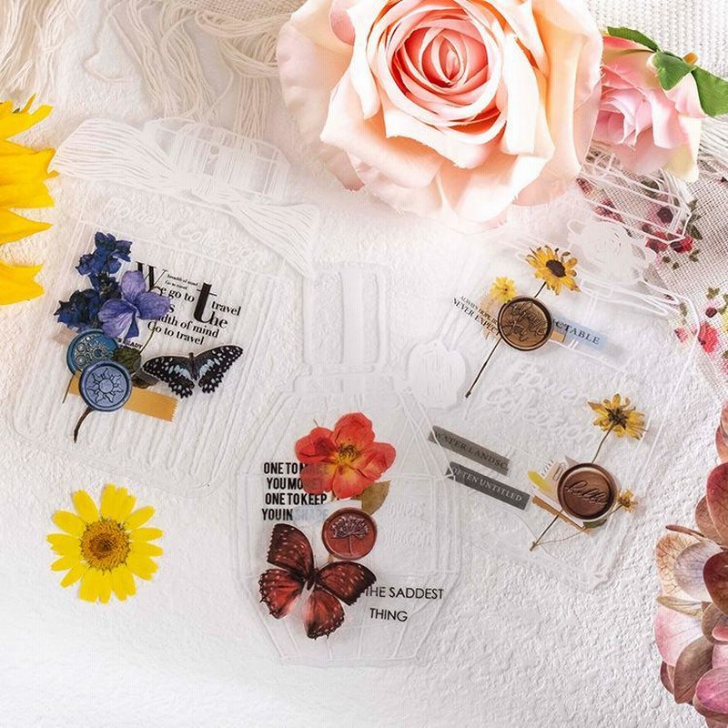 シーリングワックスシール ✩.*˚ 封蝋ステッカー 花 10枚 280 シーリングワックスシール ✩.*˚ 封蝋ステッカー 花 10枚 280