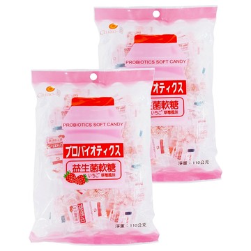 Chiao-E 巧益 益生菌軟糖 草莓  110g  2包