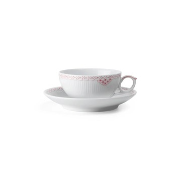 【A8-皇家哥本哈根】公主珊瑚粉紅茶杯碟 200ml