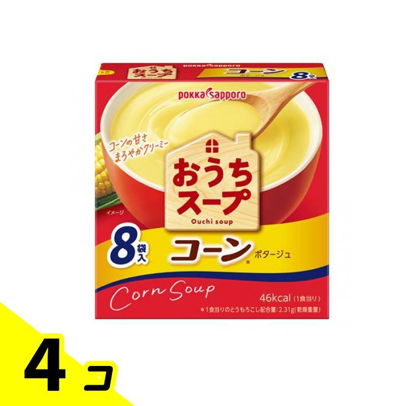 ポッカサッポロ おうちスープ コーン 96g (8袋入) 4個セット