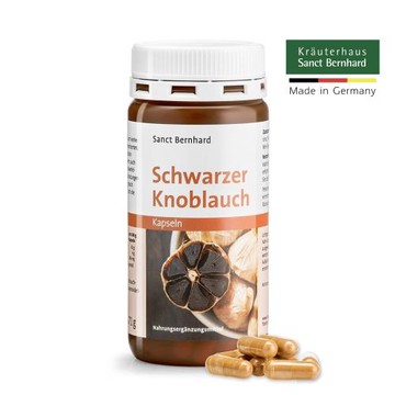 聖伯納德 Sanct Bernhard 德國百年草本 黑蒜膠囊 120粒/瓶買就送紅包袋