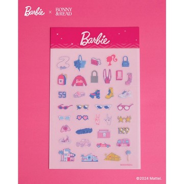 【Bonny & Read】芭比聯名限定！滿$599贈 芭比透明貼紙 只送不賣 正版授權 滿額贈 【全現貨賣場】