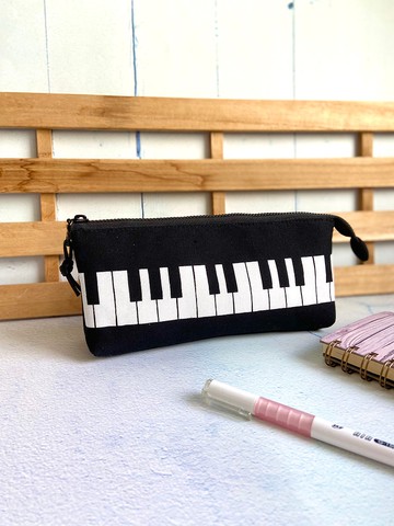 鋼琴三層筆袋 日本棉布製作 畢業 聖誕 交換 生日 畢業禮物