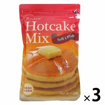 カルディーコーヒーファーム カルディオリジナル ママズキッチン ホットケーキミックス 北海道産小麦 330g 1セット（3個）