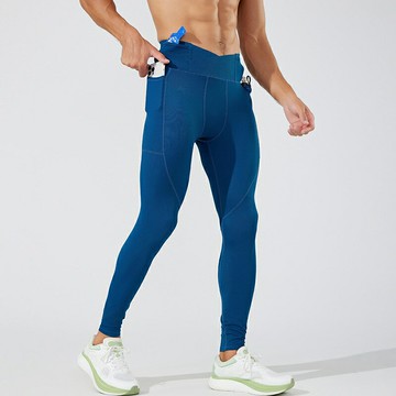 現貨+預購 運動長褲運動服跑步長褲健身訓練褲休閒長褲-彈力速乾瑜珈壓縮男褲子3色74la39【獨家進口】【米蘭精品】