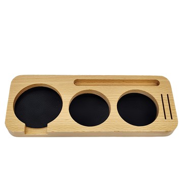 卡特屋 基礎款 咖啡壓粉座 58mm 櫸木材質  1個