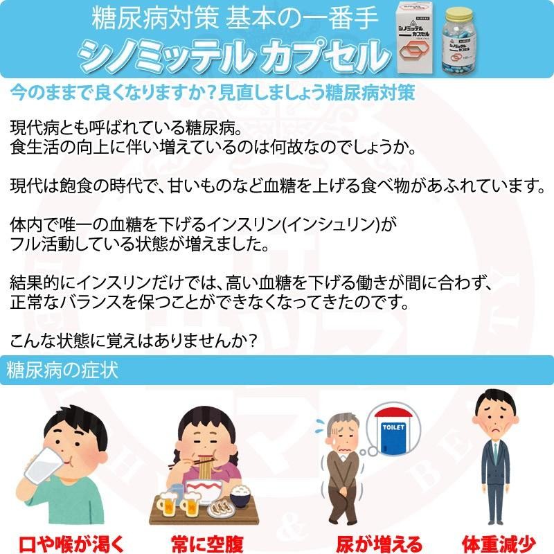 糖尿病 シノミッテル 150カプセル 口が渇く 高血糖 成人病 ホノミ 《第