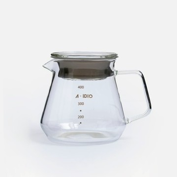 A-IDIO 耐熱玻璃壺(400ml)玻璃蓋款