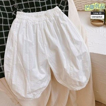 【韓版百搭】兒童七分褲 童褲 燈籠褲 休閒褲 夏裝 男童女童 寬鬆透氣 韓國南大門同款 夏季出遊必備