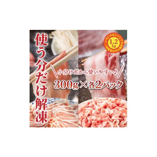 ふるさと納税 大分県 国東市 美味しい大分県産豚のしゃぶしゃぶ ロース＆バラ肉1.2kg_0045N