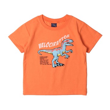 akachan honpo - T恤-恐龍-紅色