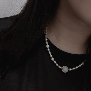 Mimis設計款 巴洛克珍珠  母乳項鍊 胎毛 臍帶 寵物毛