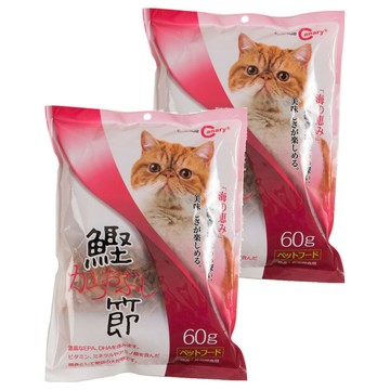 Canary 海的恩惠 DHA 補給鰹魚片 貓零食  60g  2包  鰹魚