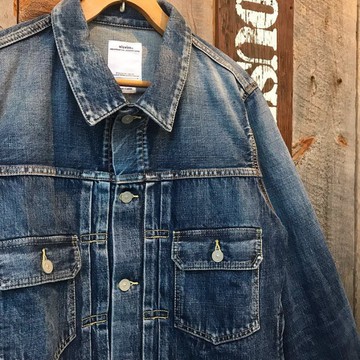 ☆AirRoom☆ 【現貨】2021SS VISVIM SS 101 JKT DAMAGED 牛仔外套 藍色 余文樂